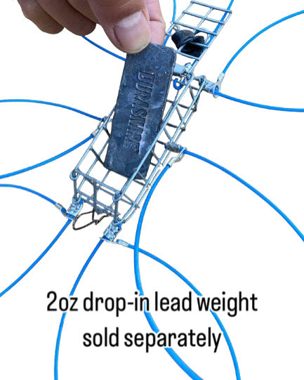 DURASNARE Bait Efficient Galvanized Steel Crab Snare Non-Weighted