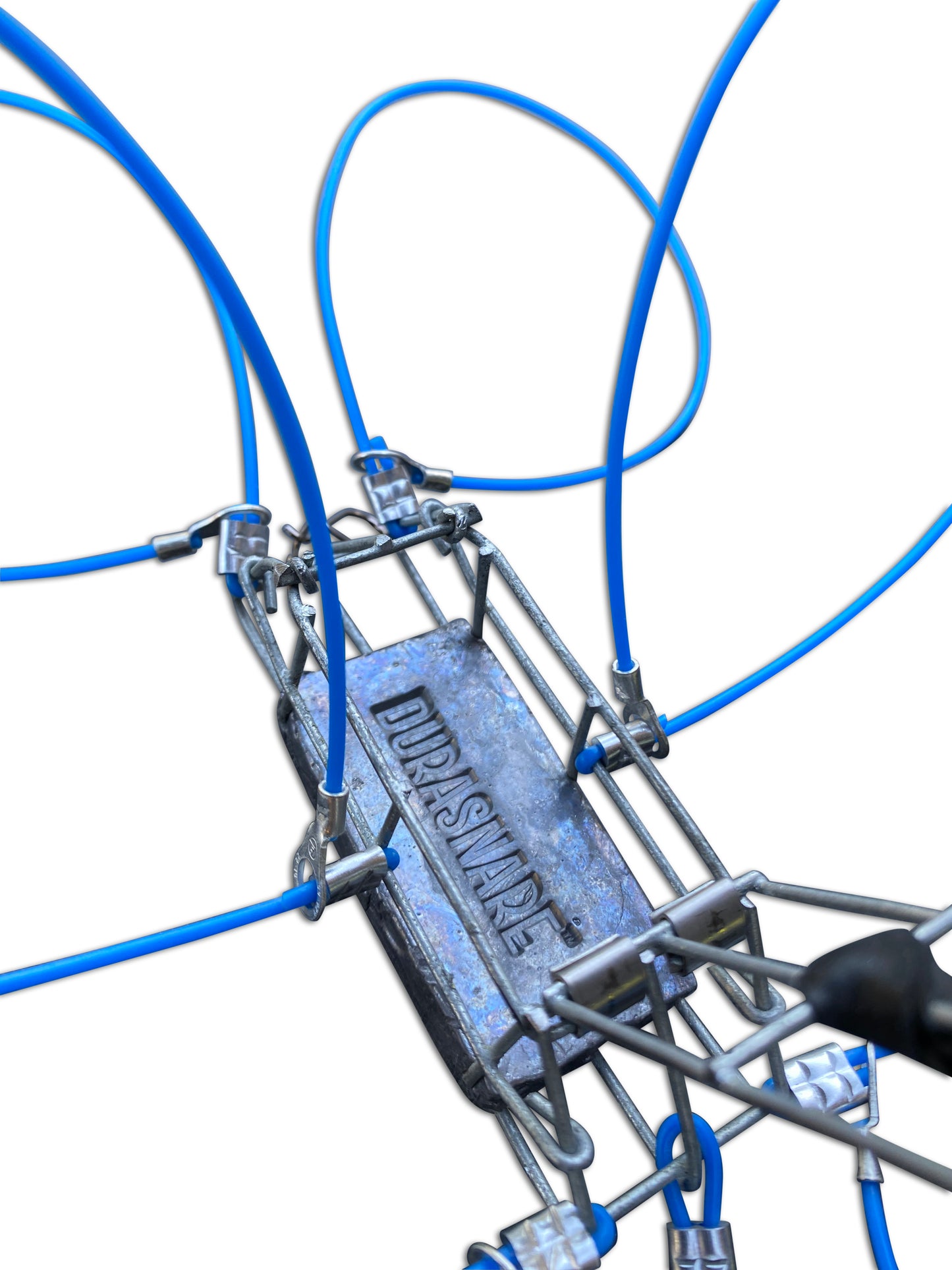 DURASNARE Galvanized Steel 8oz Blue Line Crab Snare