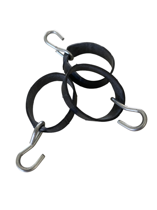 Upgraded replacement crab snare rubber band and hook assembly (pack of 3)