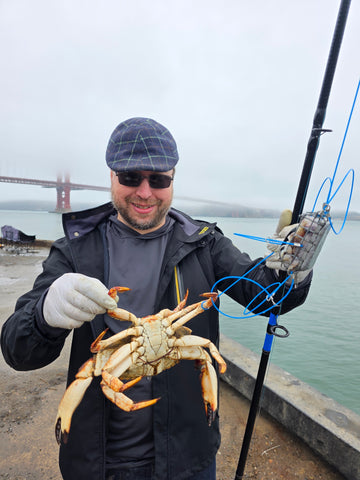 catching crab with fishing pole Catch & Cook Crabbing Experience Under the Golden Gate Bridge – San Fr –  DURASNARE