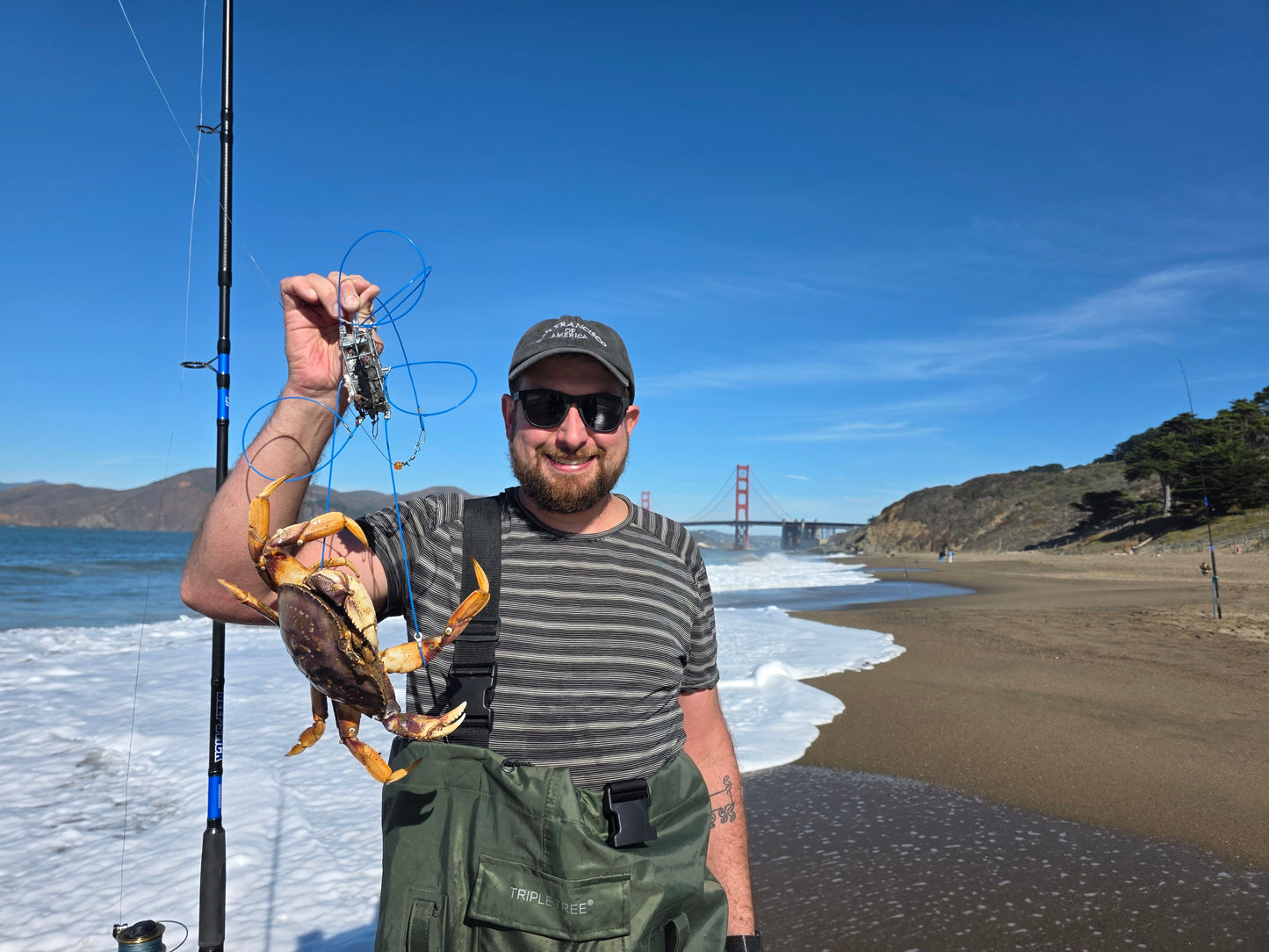 Bay Area Guided Dungeness Crab Snaring Trip from Shore - DURASNARE