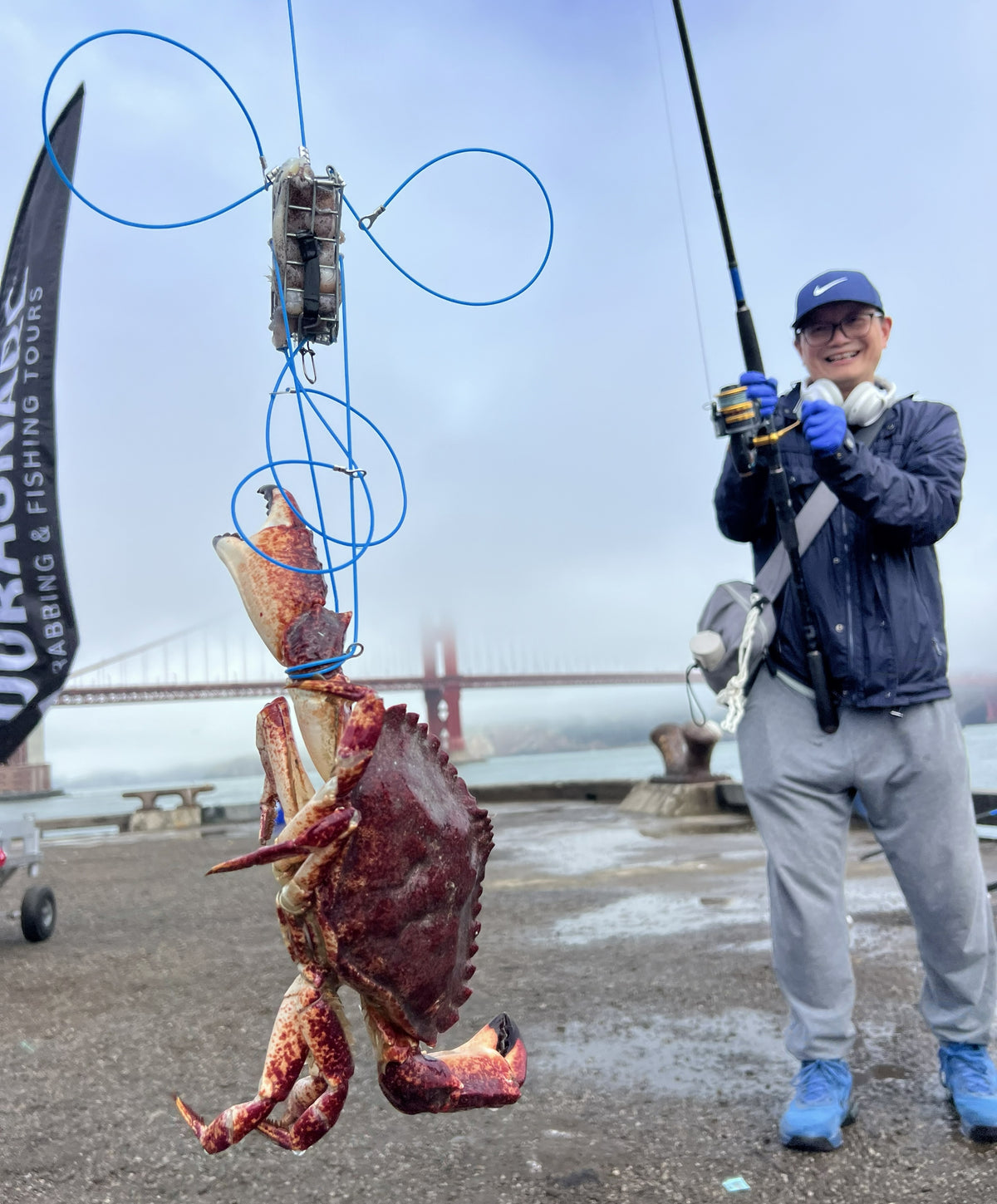 Crabbing Experience Under the Golden Gate Bridge – San Francisco Bay Tour